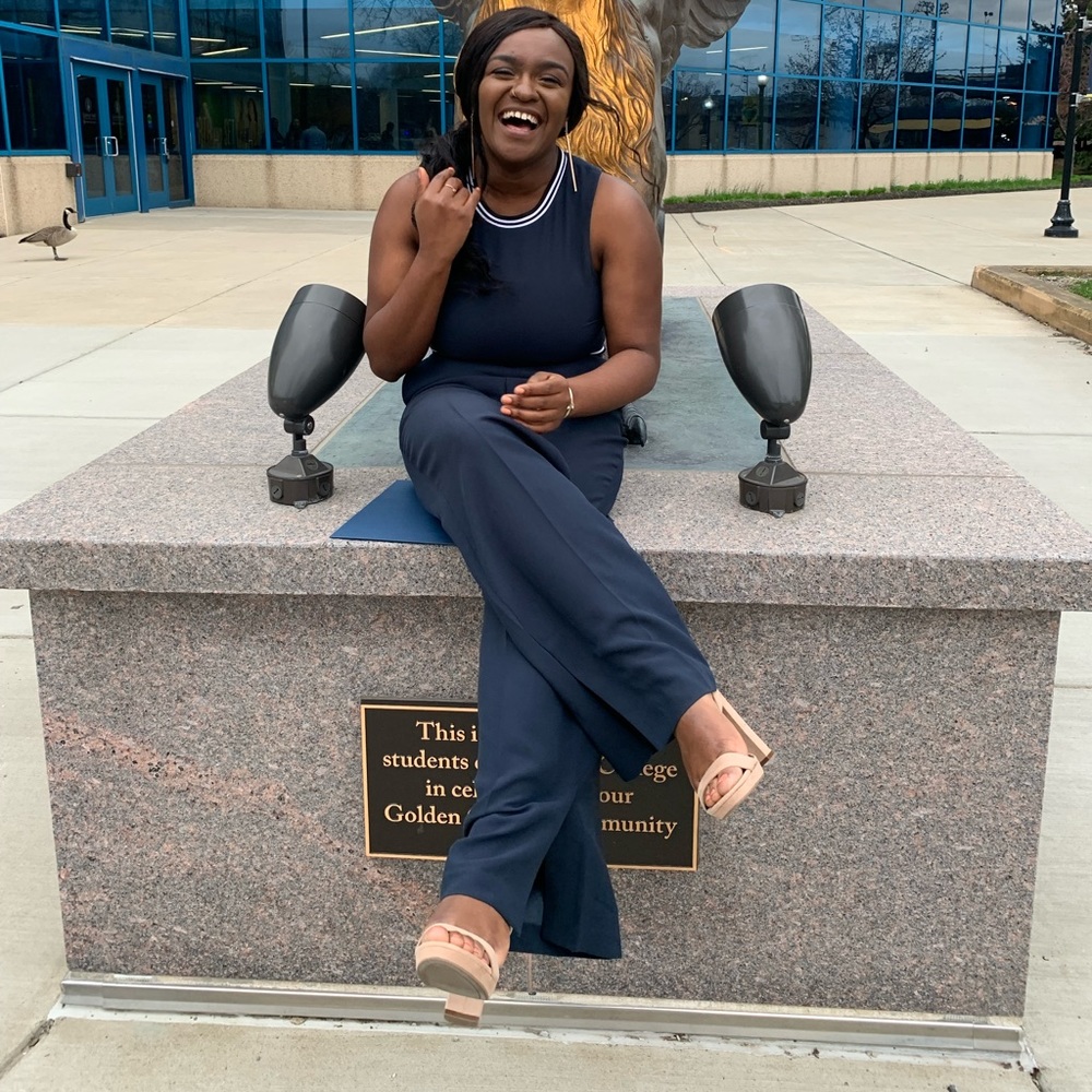 Banana republic navy blue jumpsuit - Picture 2 of 4